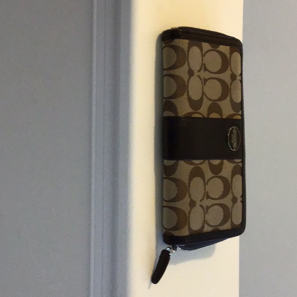 Monogram Coach Wallet